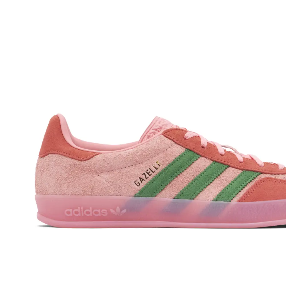 Adidas Gazelle Indoor Semi Pink Spark Preloved Scarlet Womens 
