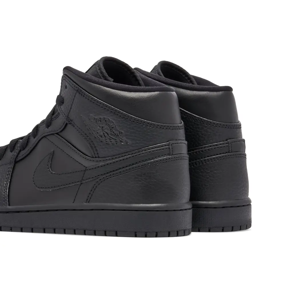 Air Jordan 1 Mid Triple Black 