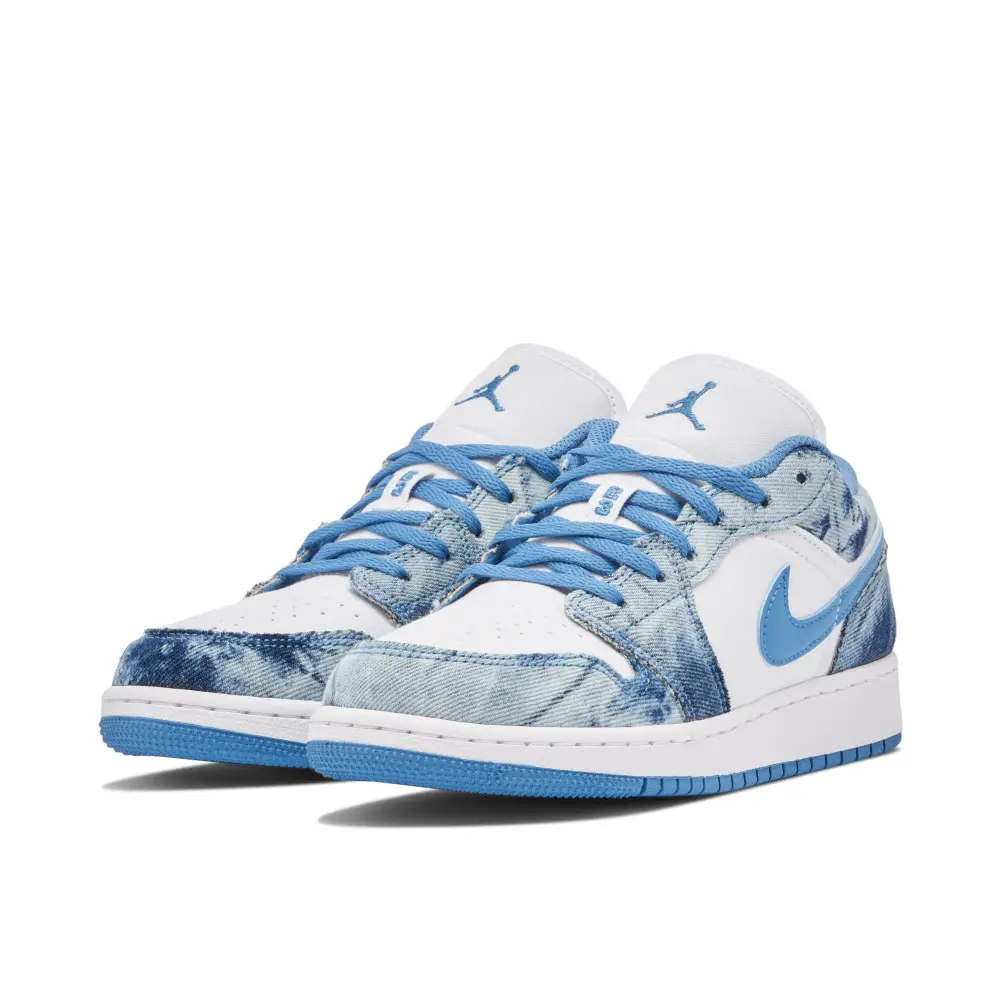 Air Jordan 1 Low Washed Denim GS 