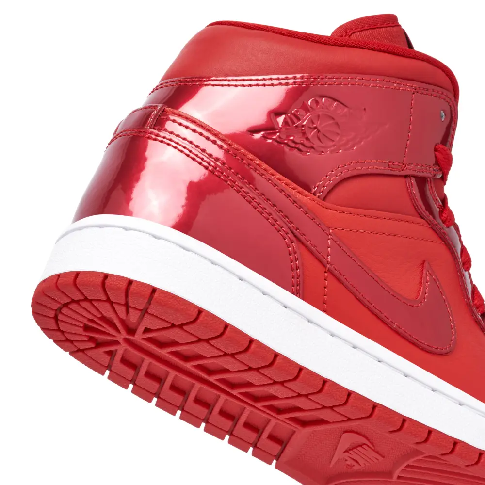 Air Jordan 1 Mid SE Red Pomegranate Womens 