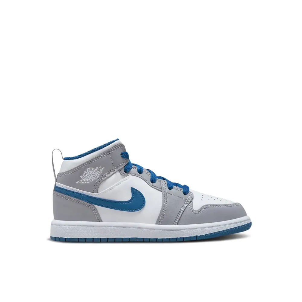 Air Jordan 1 Mid True Blue PS 