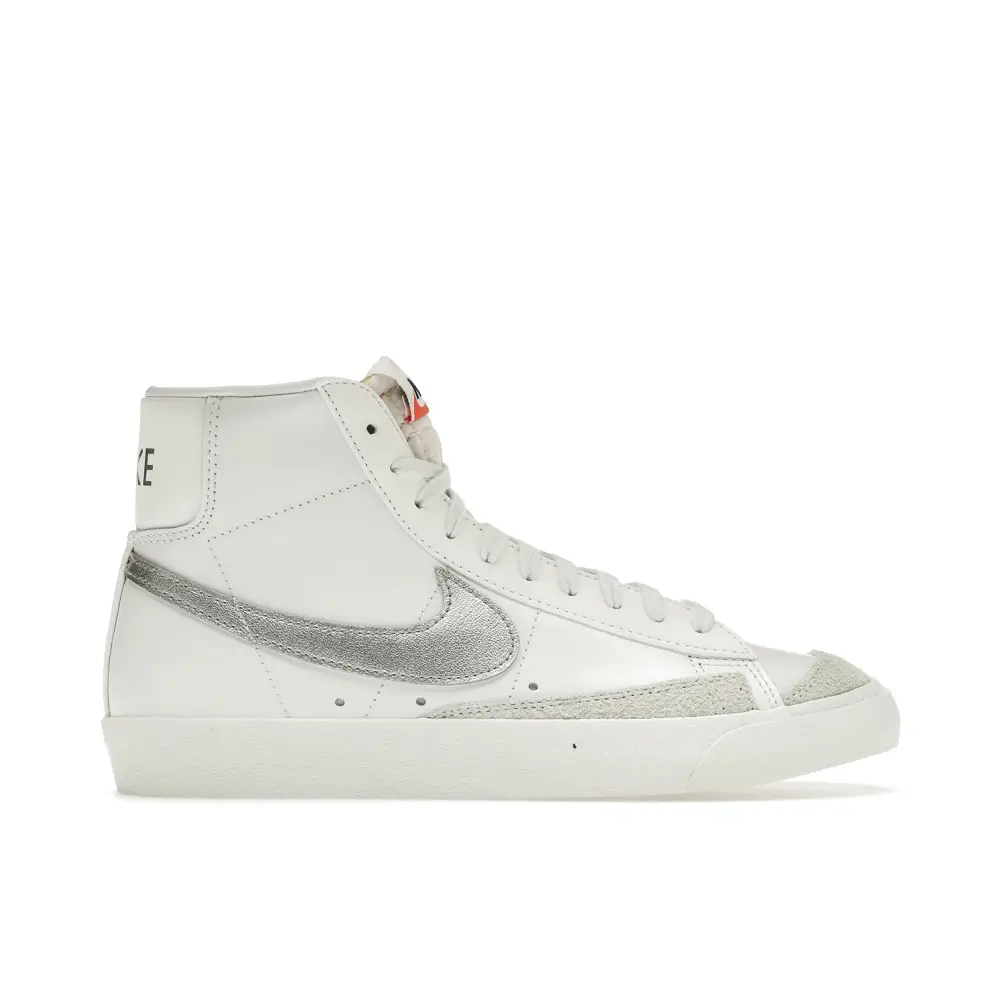 Nike Blazer Mid 77 Summit White Silver Womens A2B5655