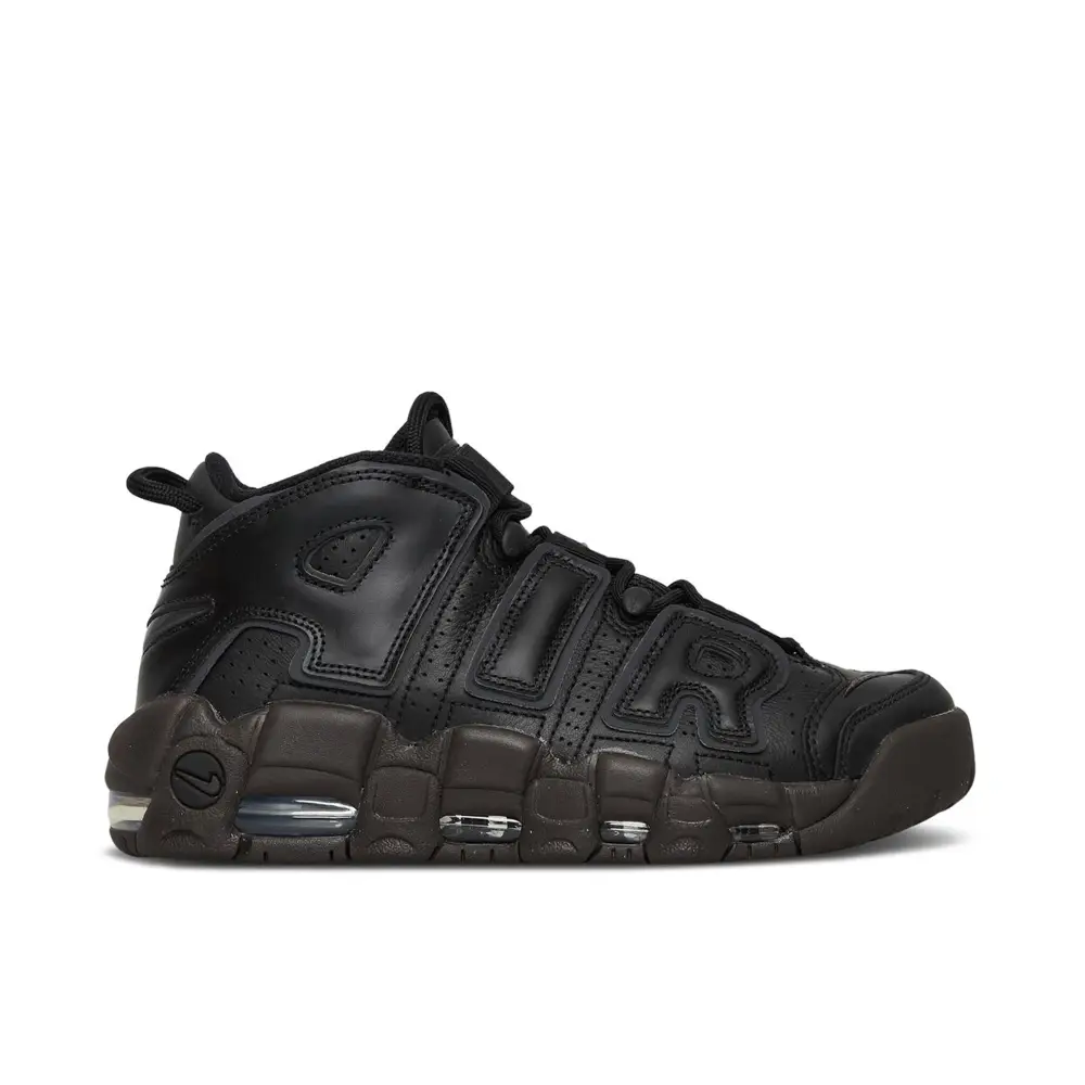 Nike Air More Uptempo Black Velvet Brown Womens 