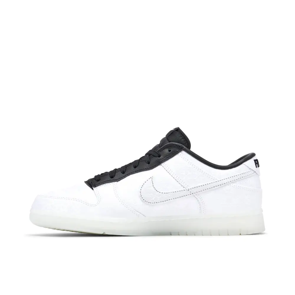 Nike Dunk Low x CLOT x fragment Black White 