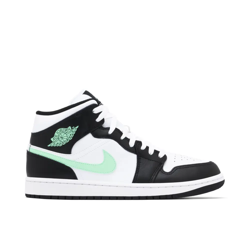 Air Jordan 1 Mid Green Glow 