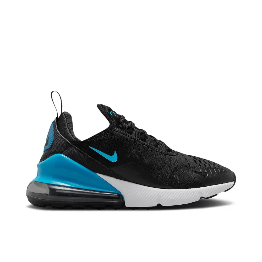 Nike Air Max 270 Black Blue Lightning GS 