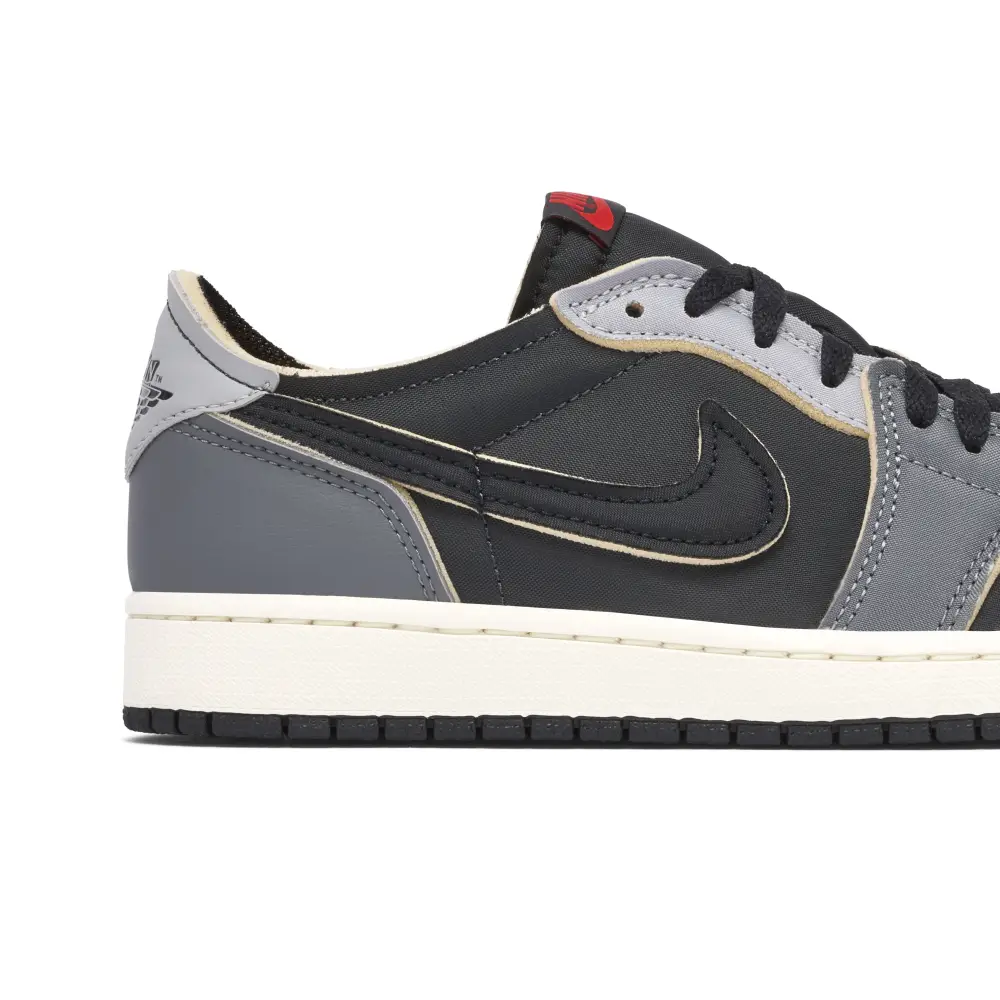 Air Jordan 1 Retro Low Ex Black Smoke Grey
