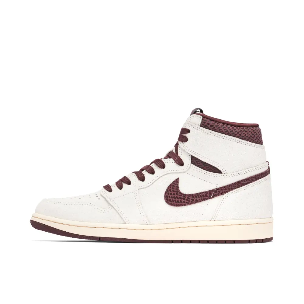 A Ma Maniere x Air Jordan 1 Burgundy Sail C245689