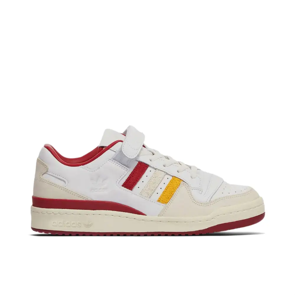 adidas Forum Low Varsity x END White Off White and Burgundy B5783231