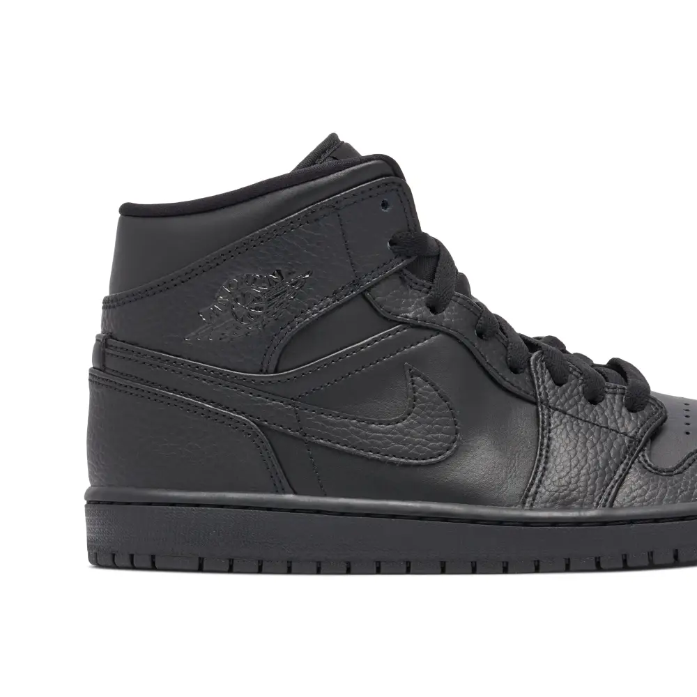 Air Jordan 1 Mid Triple Black 