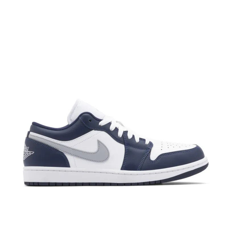 Air Jordan 1 Low Wolf Grey Midnight Navy