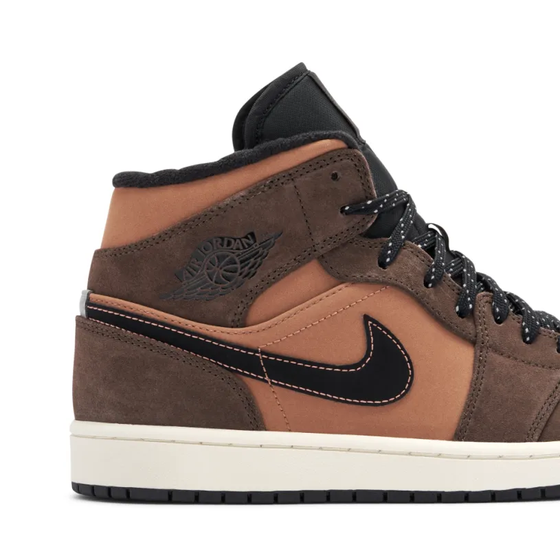 Air Jordan 1 Mid Brown 