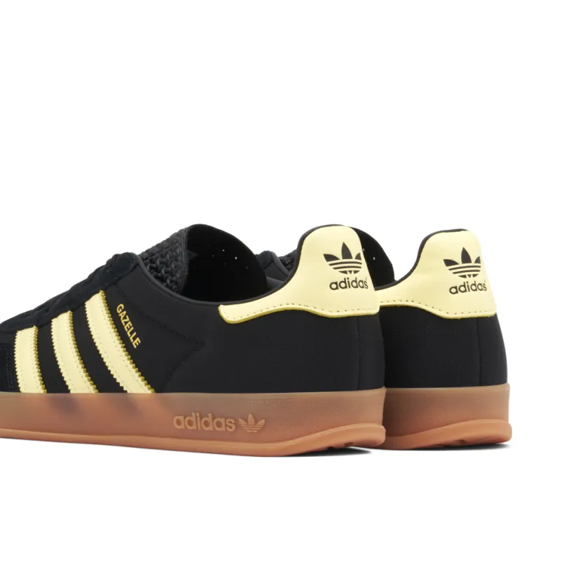 Adidas Gazelle Indoor Black Almost Yellow Gum 
