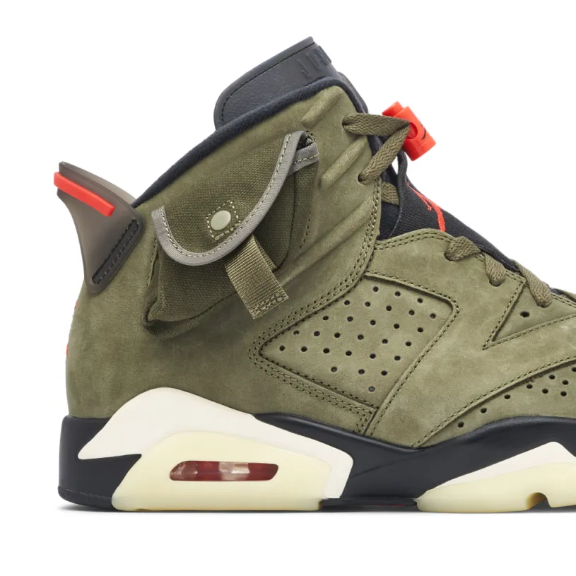 Air Jordan 6 x Travis Scott Medium Olive 
