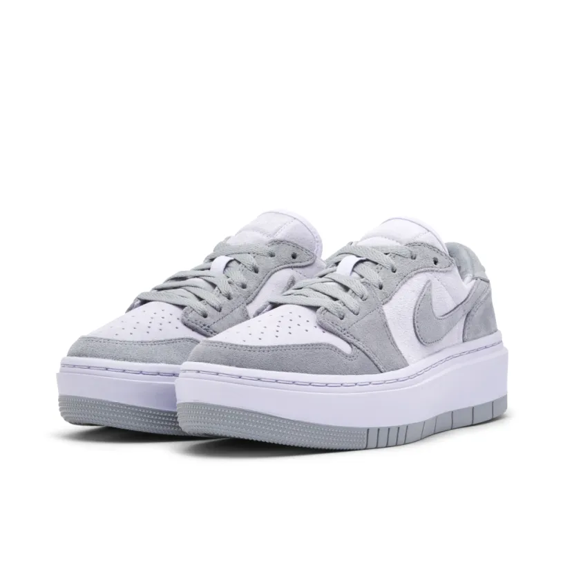 Air Jordan 1 Low LV8D Suede Stealth Titanium Womens 