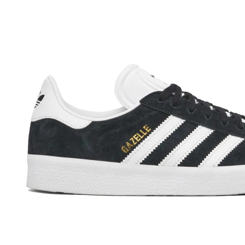 adidas Gazelle Core Black White Gold 