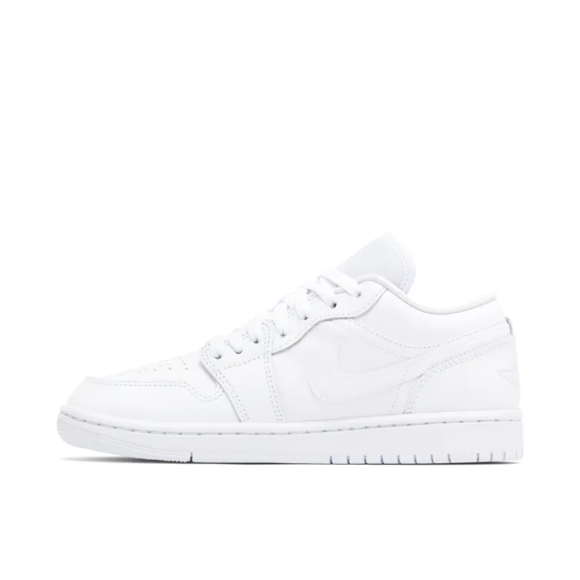 Air Jordan 1 Low Triple White Womens