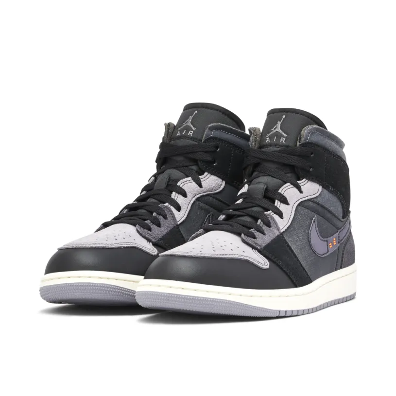 Air Jordan 1 Mid Inside Out Black 