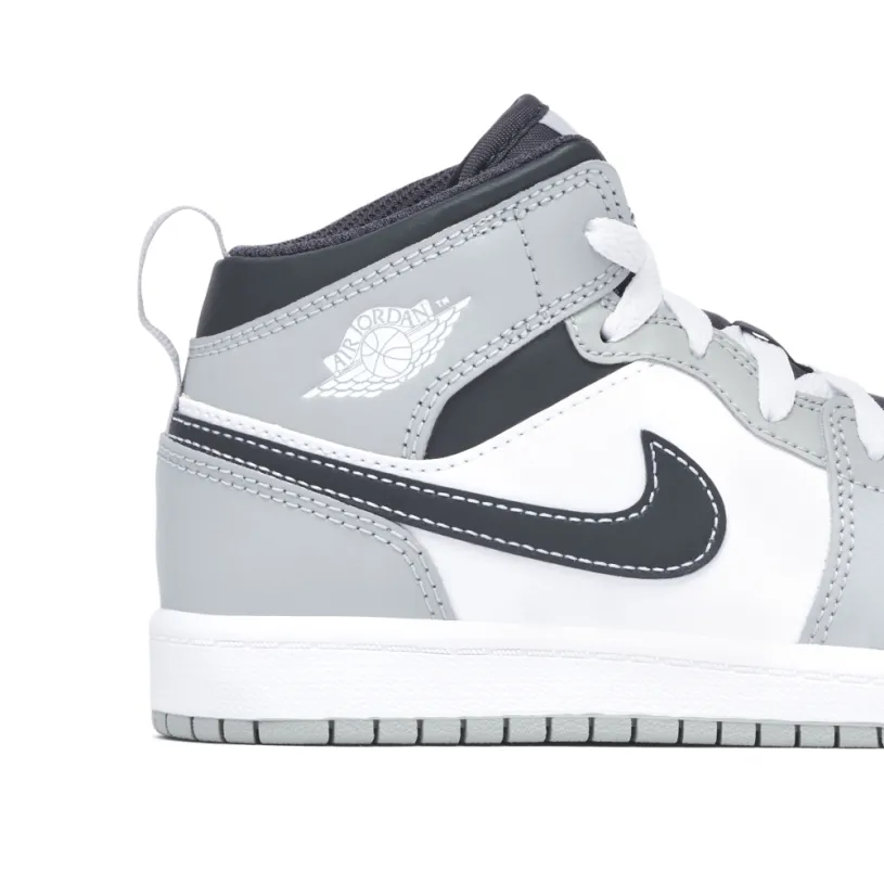 Air Jordan 1 Mid Light Smoke Grey PS (2022) 