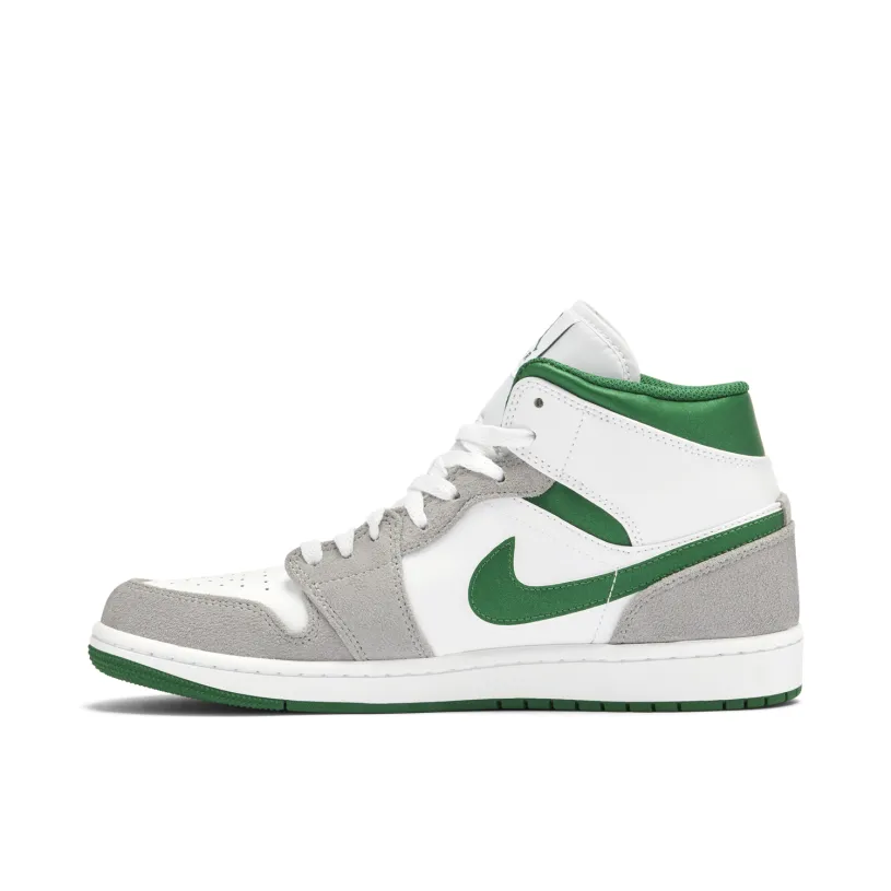 Air Jordan 1 Mid Grey Green