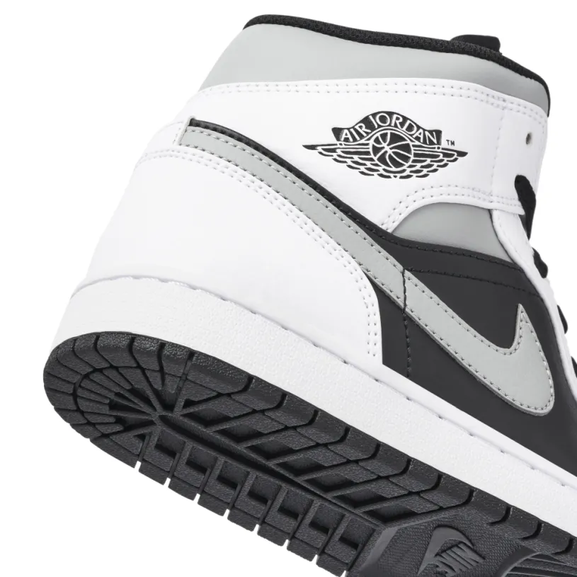 Air Jordan 1 Mid White Shadow 