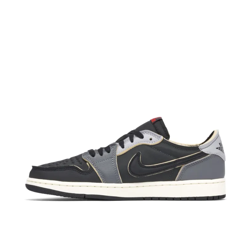 Air Jordan 1 Retro Low Ex Black Smoke Grey