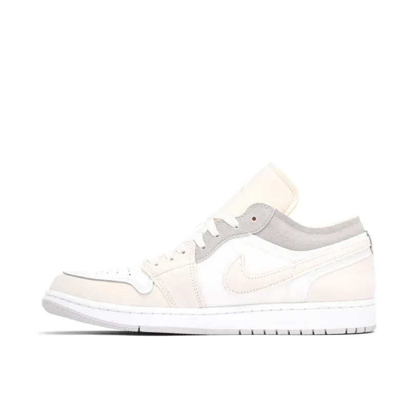 Air Jordan 1 Low Craft Inside Out White Grey