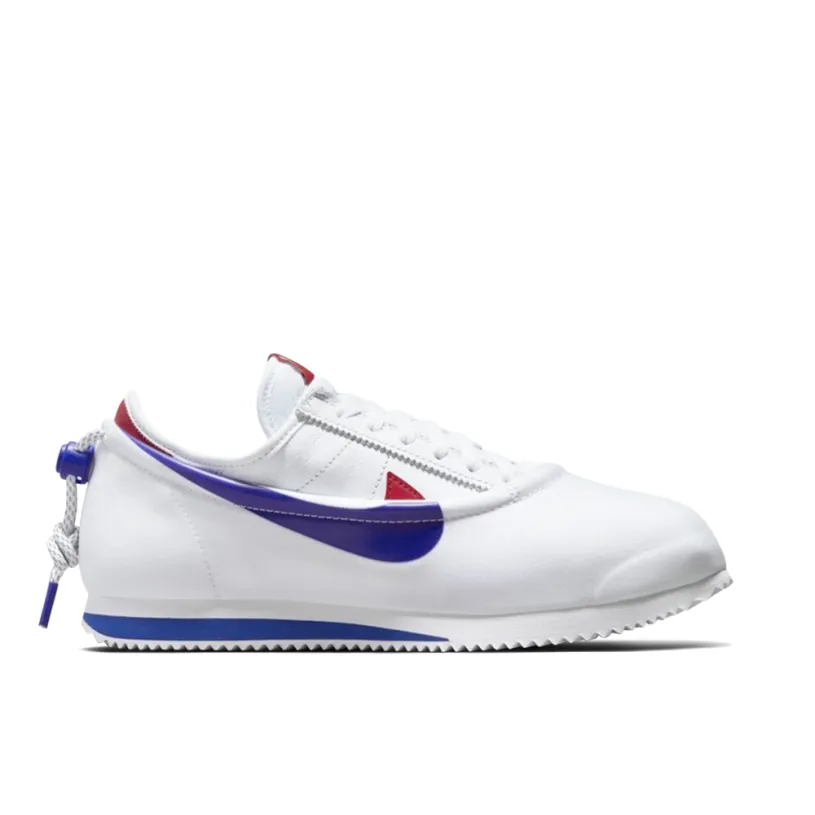 Nike Cortez x CLOT White Game Royal Red