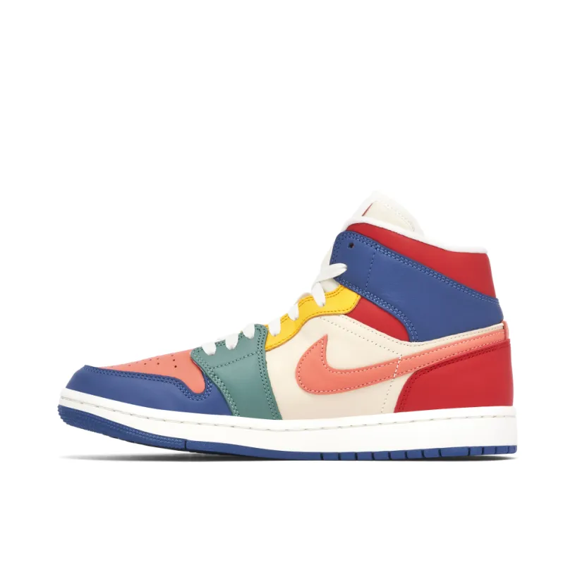 Air Jordan 1 Mid Seven-Colour Womens