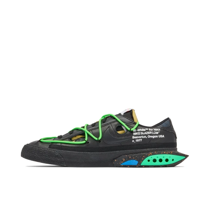 Off-White x Nike Blazer Low Black Green