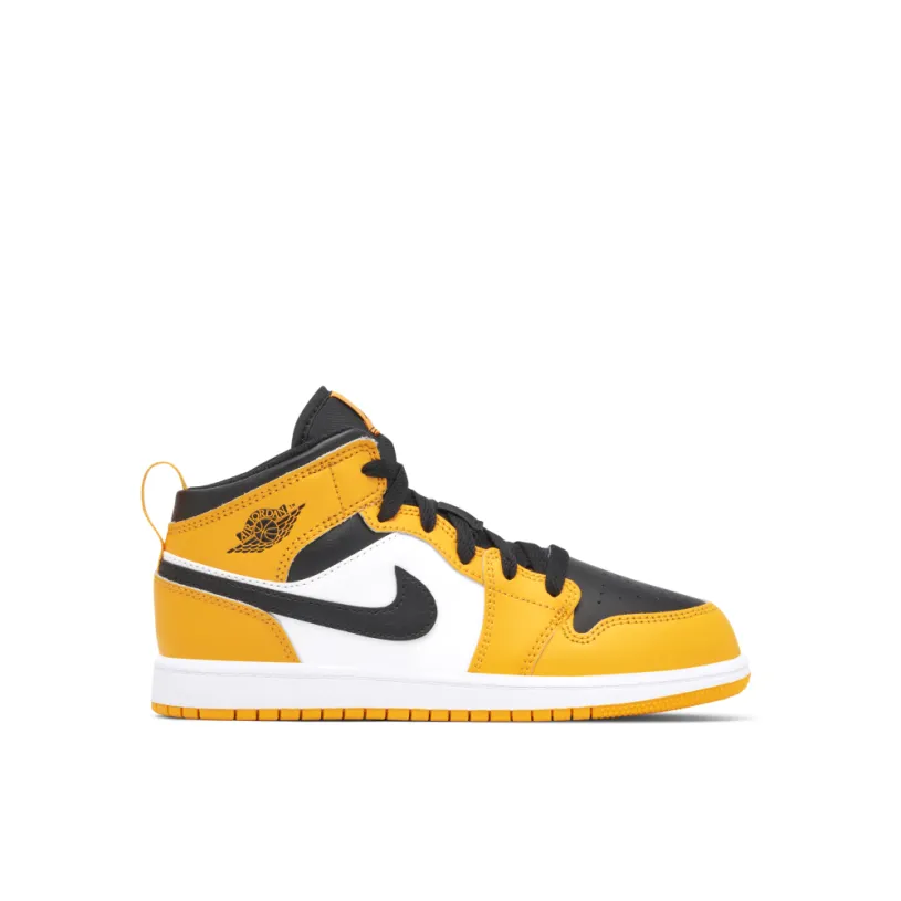 Air Jordan 1 Mid Reverse Yellow Toe PS