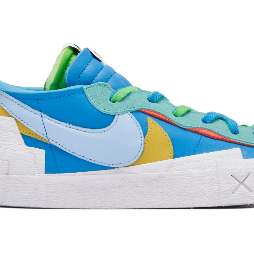 KAWS x sacai x Nike Blazer Low Blue Multi 