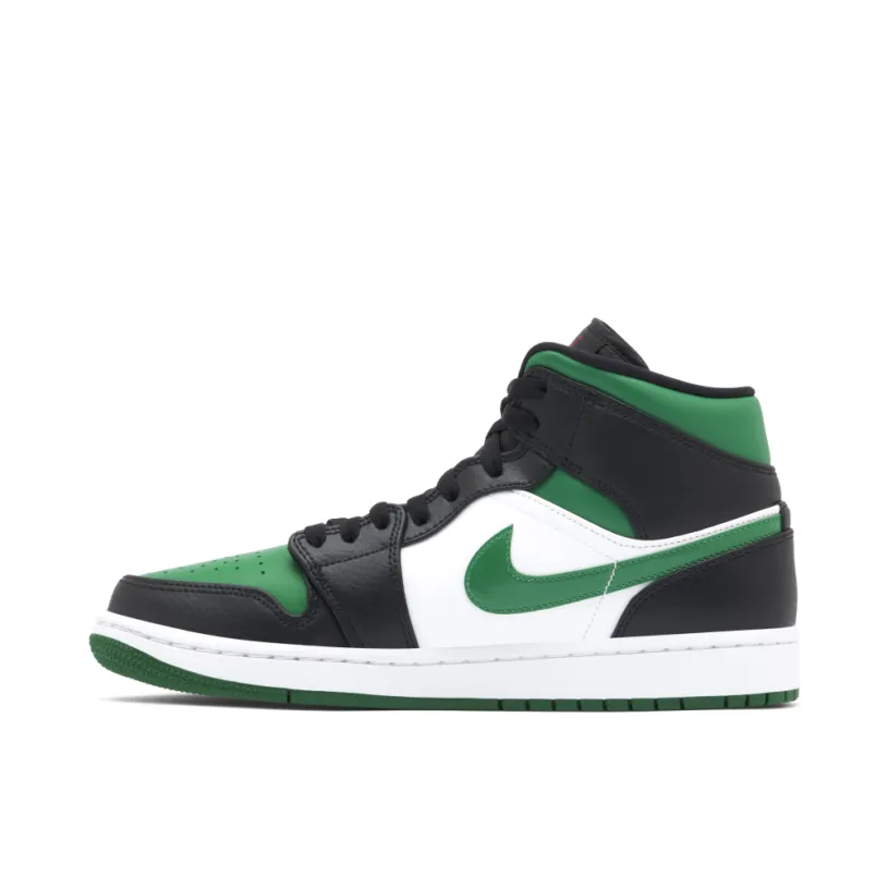 Air Jordan 1 Mid Green Toe