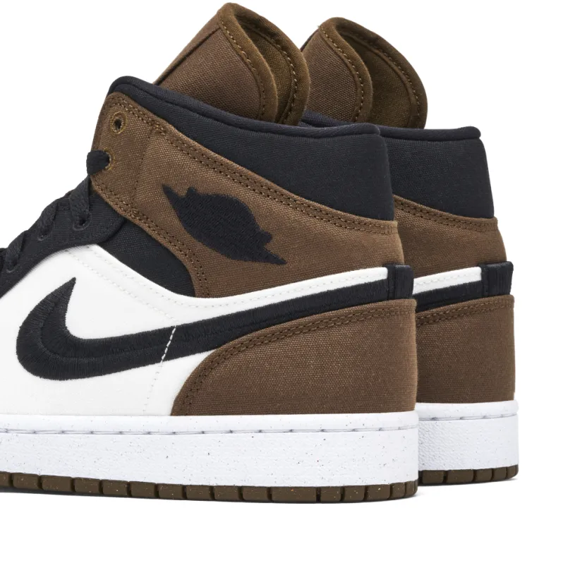 Air Jordan 1 Mid SE Olive Toe Womens 