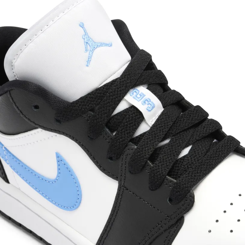 Air Jordan 1 Low Black University Blue Womens 