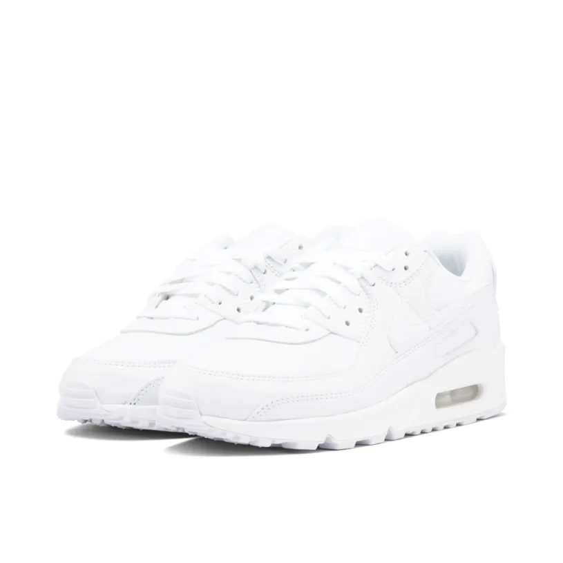 Nike Air Max 90 Triple White Leather 2020 