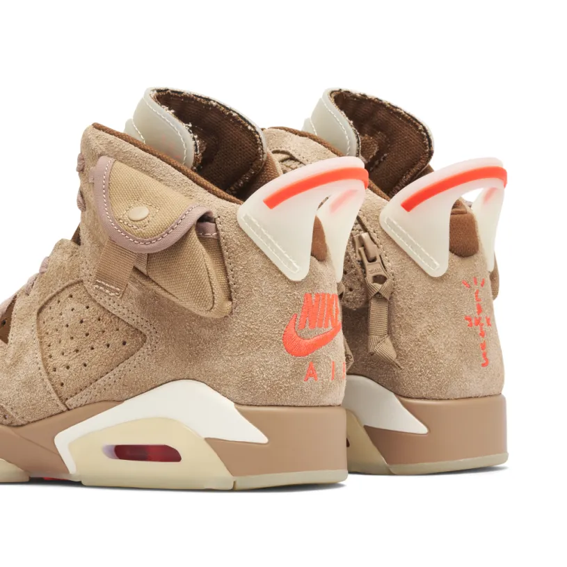 Air Jordan 6 Retro x Travis Scott British Khaki 