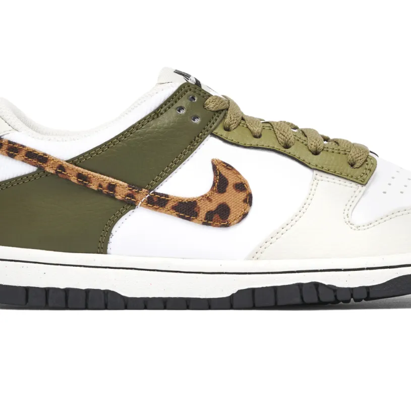 Nike Dunk Low Leopard Olive GS 