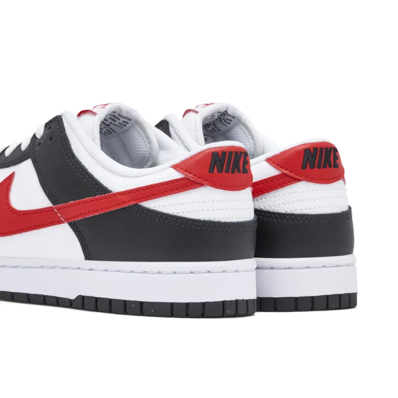 Nike Dunk Low White Black Red 
