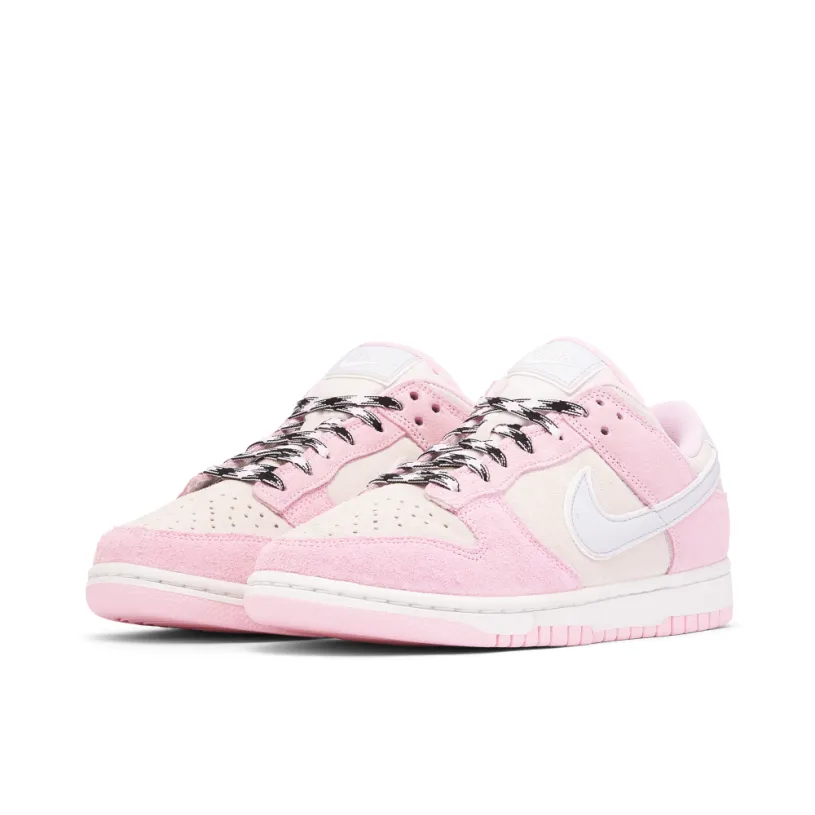 Nike Dunk Low Pink Foam Suede Womens 