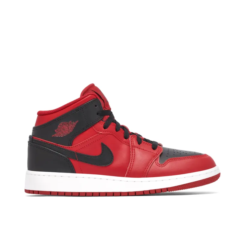 Air Jordan 1 Mid Reverse Bred 2022 GS