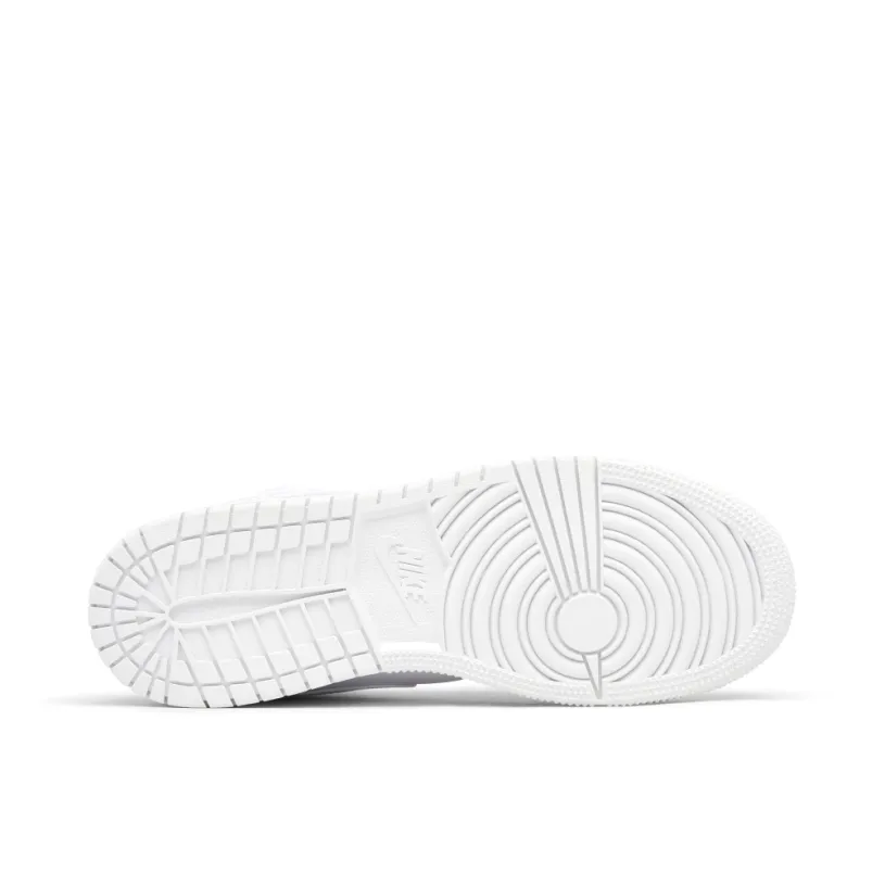 Air Jordan 1 Mid Triple White GS 2023 