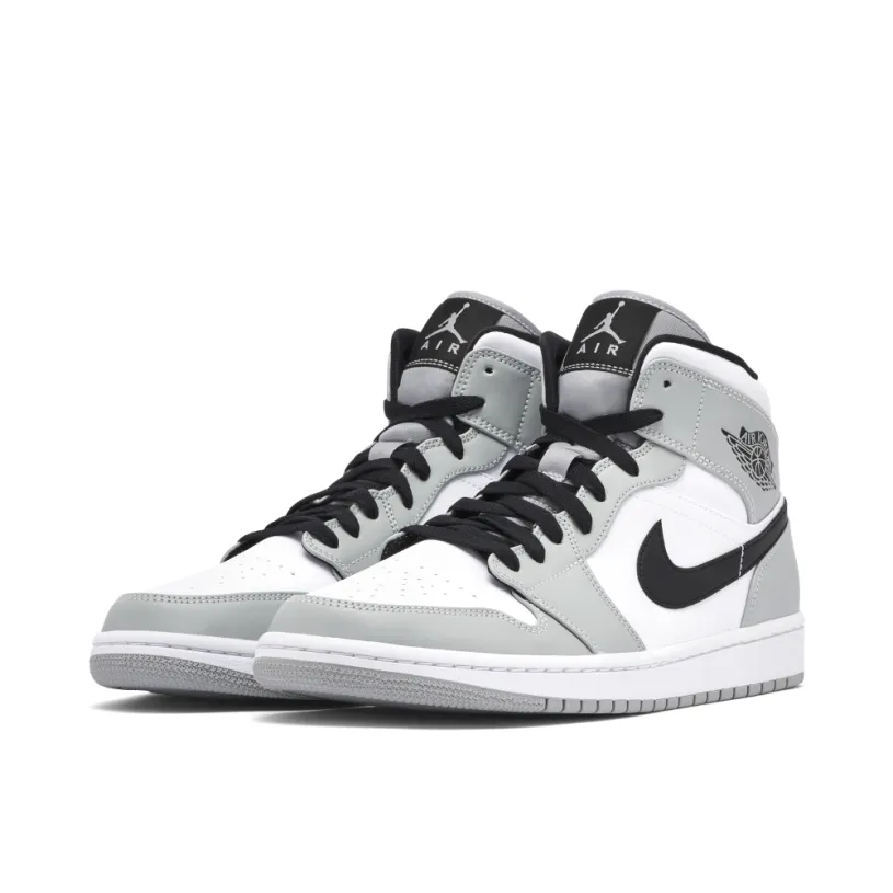 Air Jordan 1 Mid Light Smoke Grey 