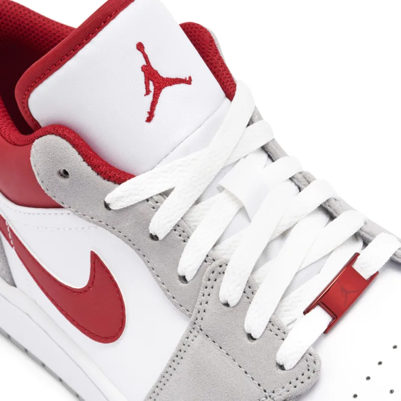 Air Jordan 1 Low Grey Red 