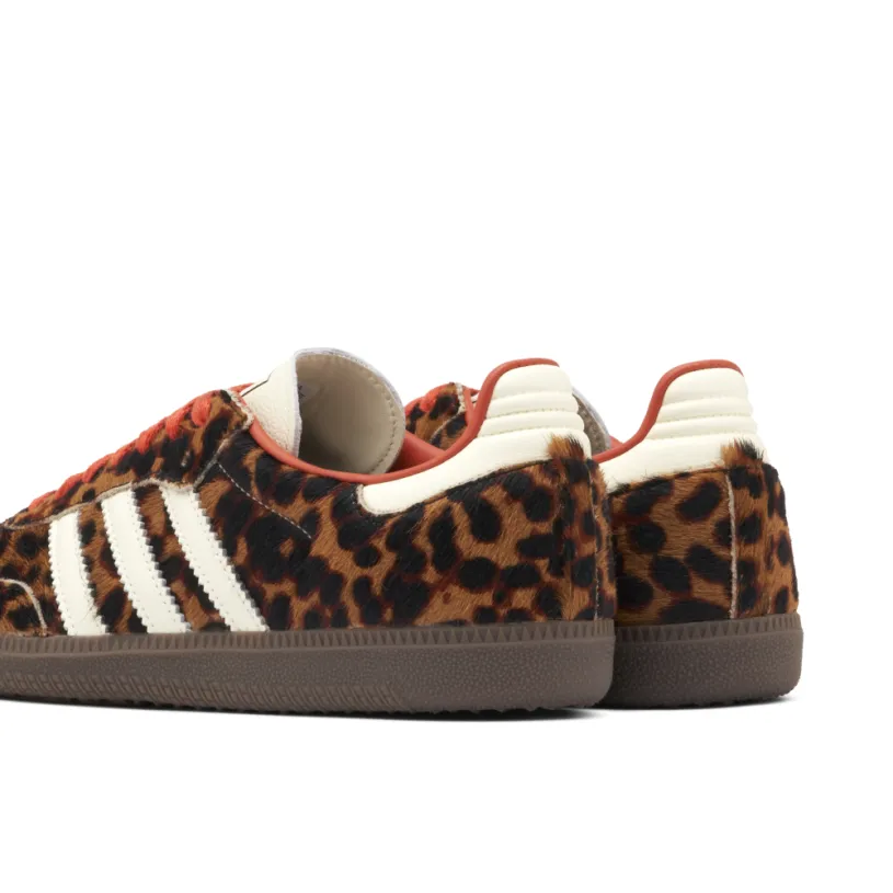 Adidas Samba OG Preloved Red Leopard Womens 