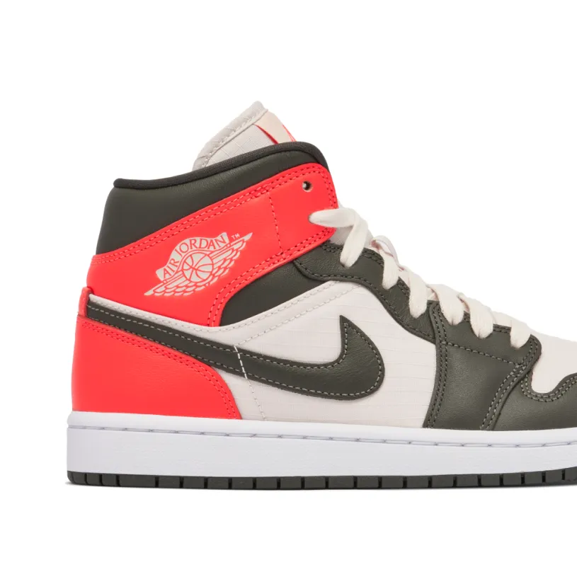 Air Jordan 1 Mid Light Orewood Brown Womens 