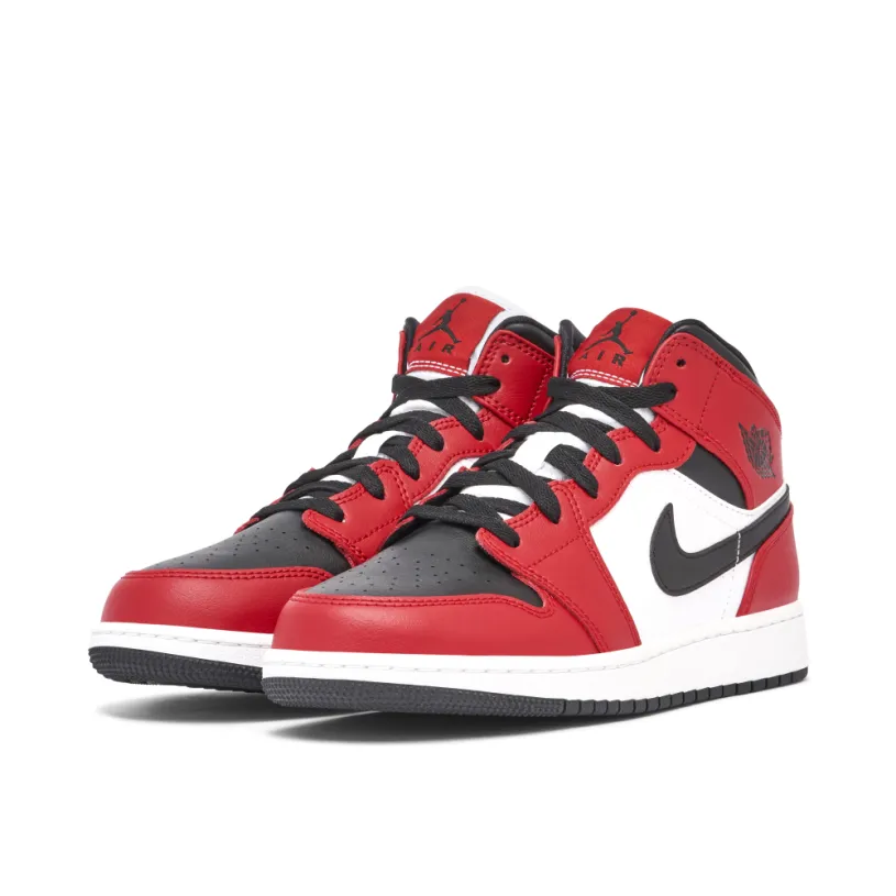 Air Jordan 1 Mid Chicago Toe GS 