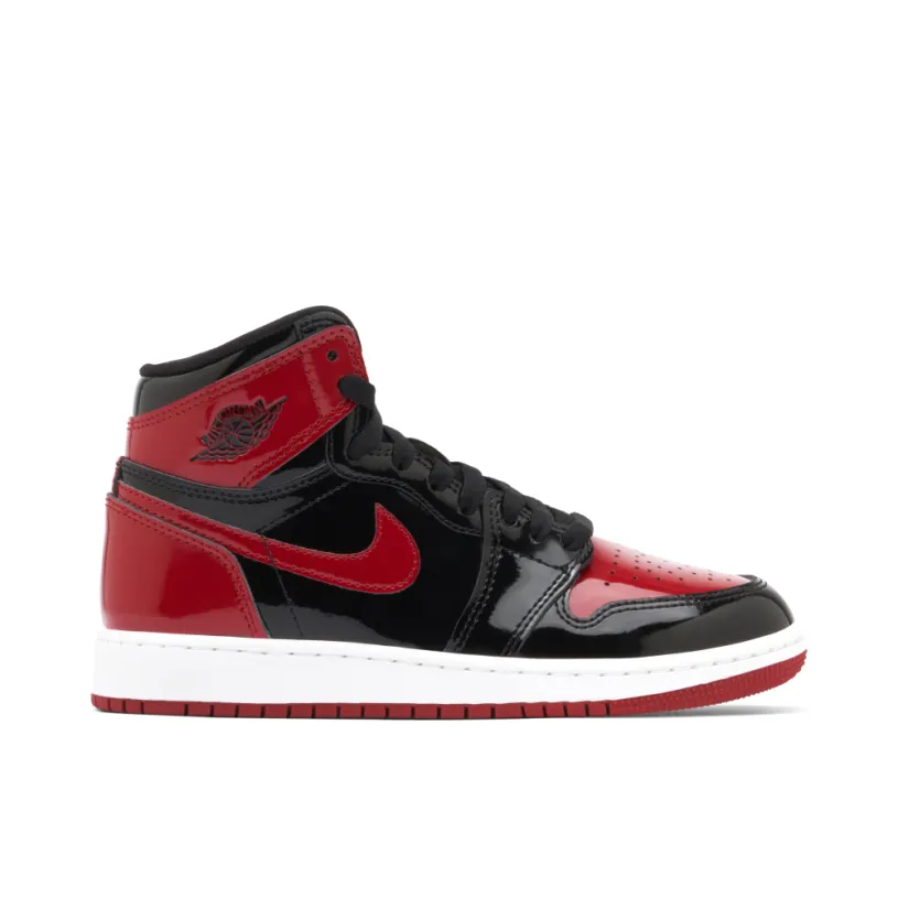 Air Jordan 1 High OG Patent Bred GS