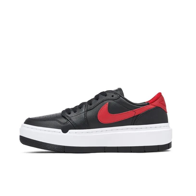 Air Jordan 1 Elevate Low Black Gym Red Womens