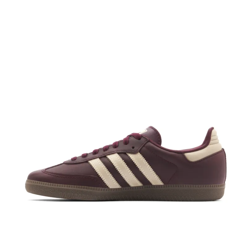 Adidas Samba OG Maroon Crystal Sand Womens